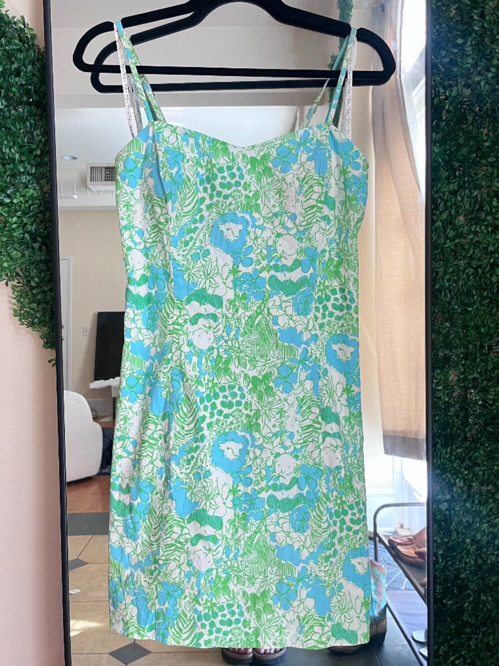 Lilly Pulitzer Mccallum Fitted Tie-back It’s A Zoo Dress